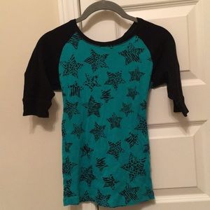 Black & Green Starry Tee